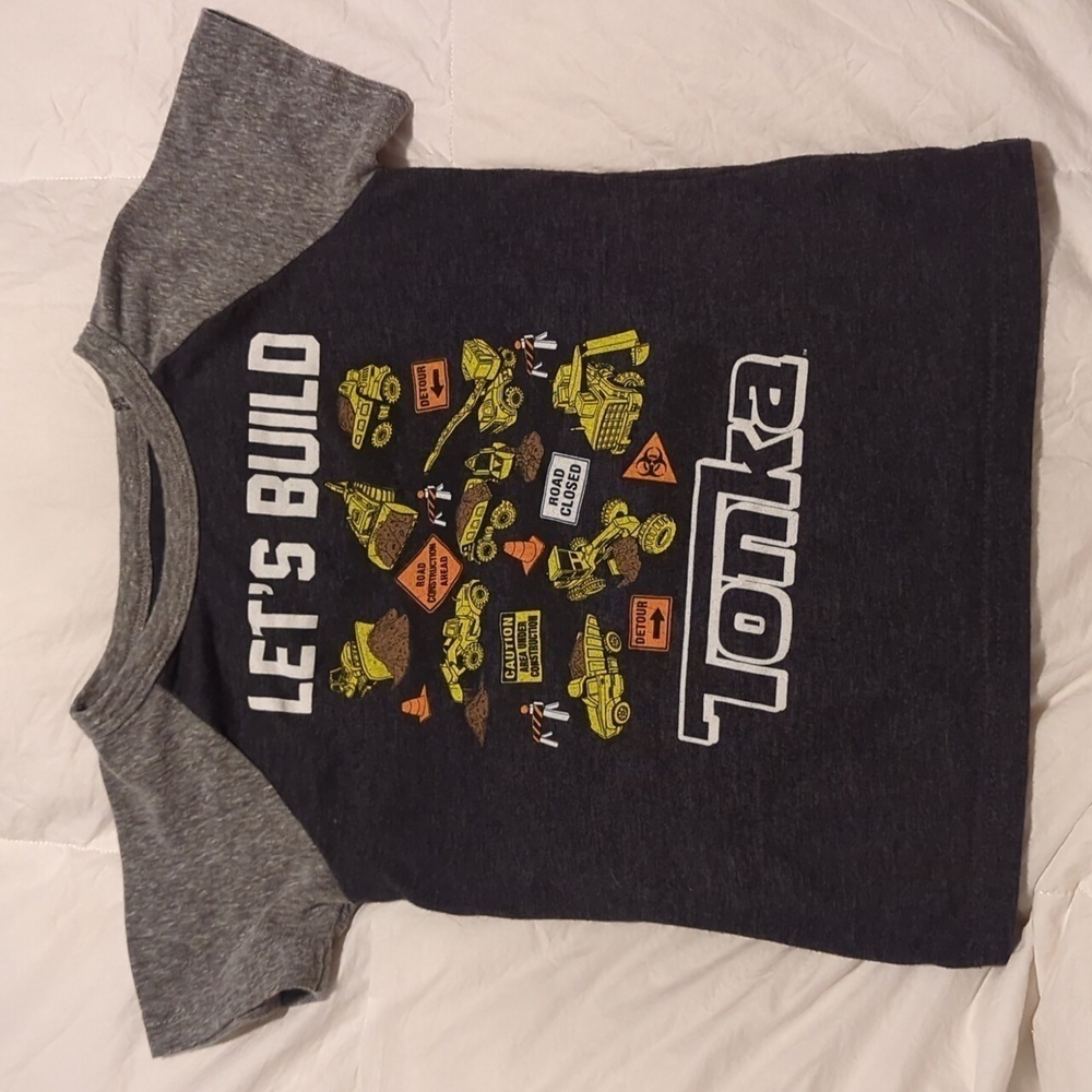 4T boys construction zone T shirt